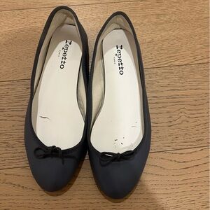 Repetto Navy Cendrillon Ballerina Flats